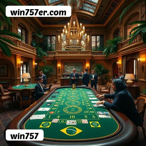 win757 bônus R$5.000 + 500 giros - Rollover 35x, prazo 30 dias, 38% taxa conversão